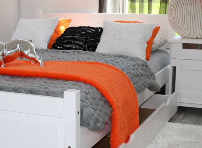 Łóżka z drewna MAXI DREW