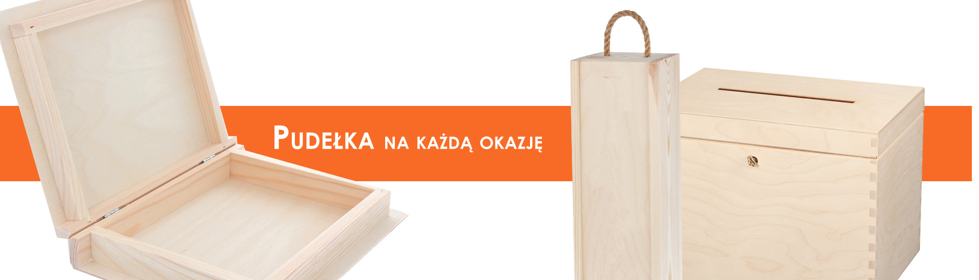 Pudełka z litego drewna produkowane w Polsce