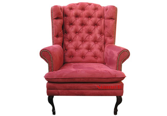 Fotel typu królewski w stylu Vintage