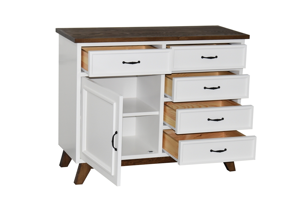 Buy a wooden chest of drawers or a solid wood chest of drawers