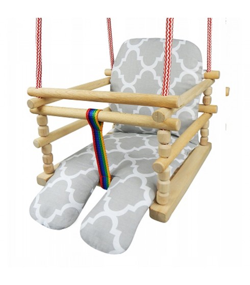 The baby swing can be easily converted into a swing seat
