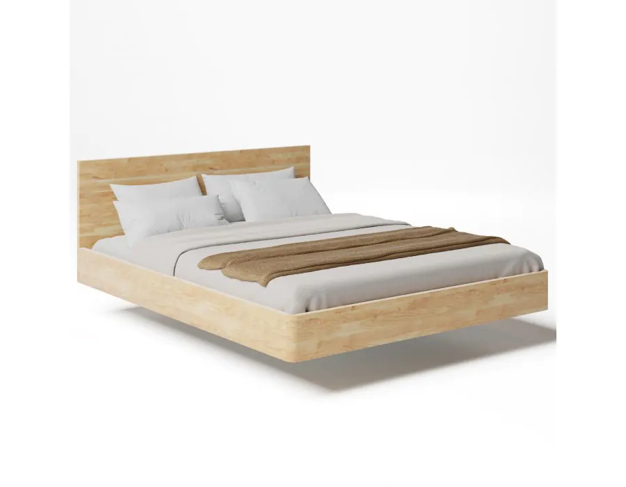 WOODEN FLOATING BED