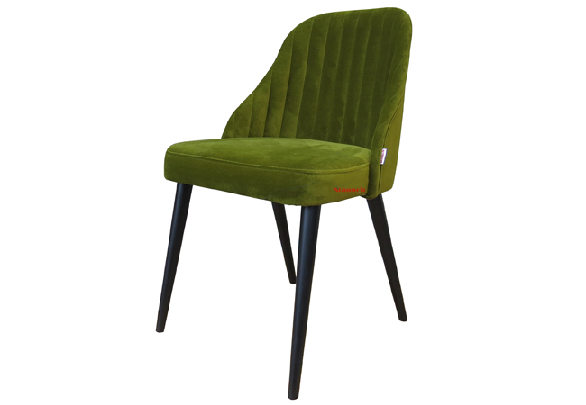 A modern chair in a beautiful color,